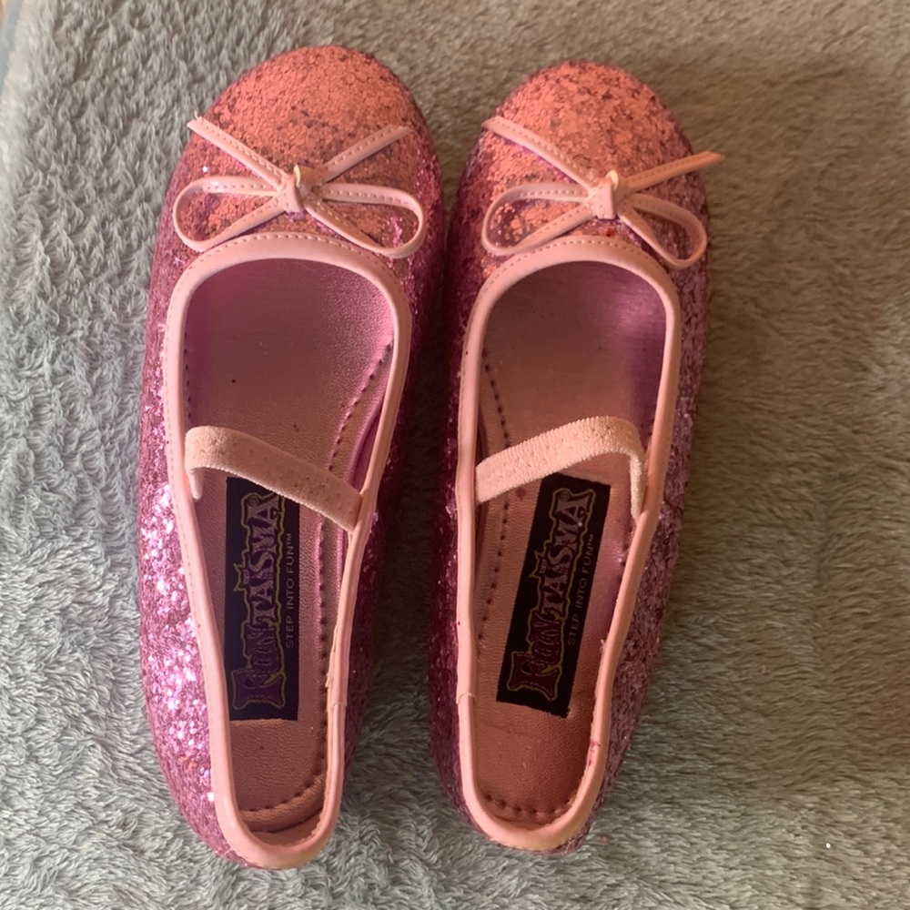 pink sparkly funtasma flats M(13-1) little girl